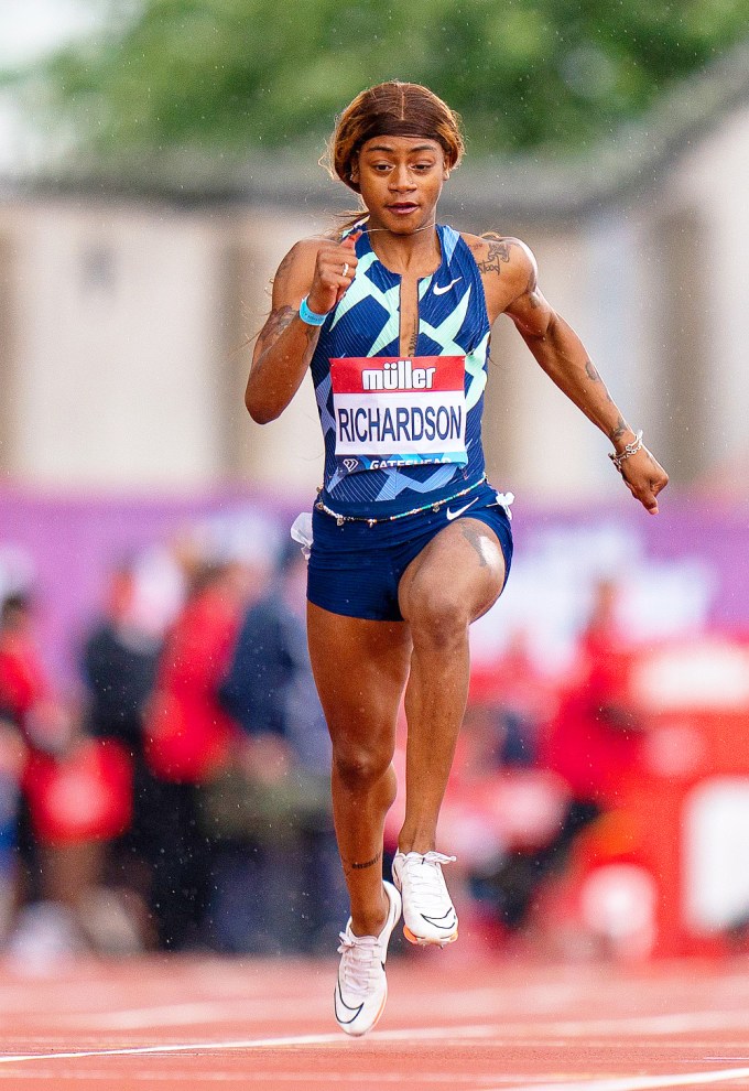 Sha’Carri Richardson At Gateshead International Stadium