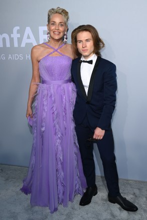 Sharon Stone and son Roan
27th amfAR Gala, 74th Cannes Film Festival, France - 16 Jul 2021
amfAR, The Foundation for AIDS Research, makes a return to its spectacular live events during the Cannes International Film Festival. Alicia Keys headlines the evening which includes an exclusive dinner, auction, multiple performances and a fashion show curated by Carine Roitfeld