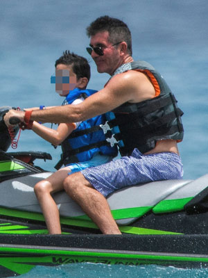 simon cowell and his son