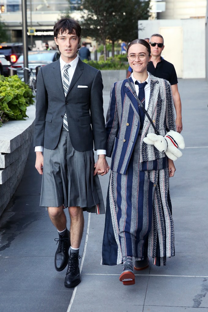 Ella Emhoff & Sam Hines At NYFW