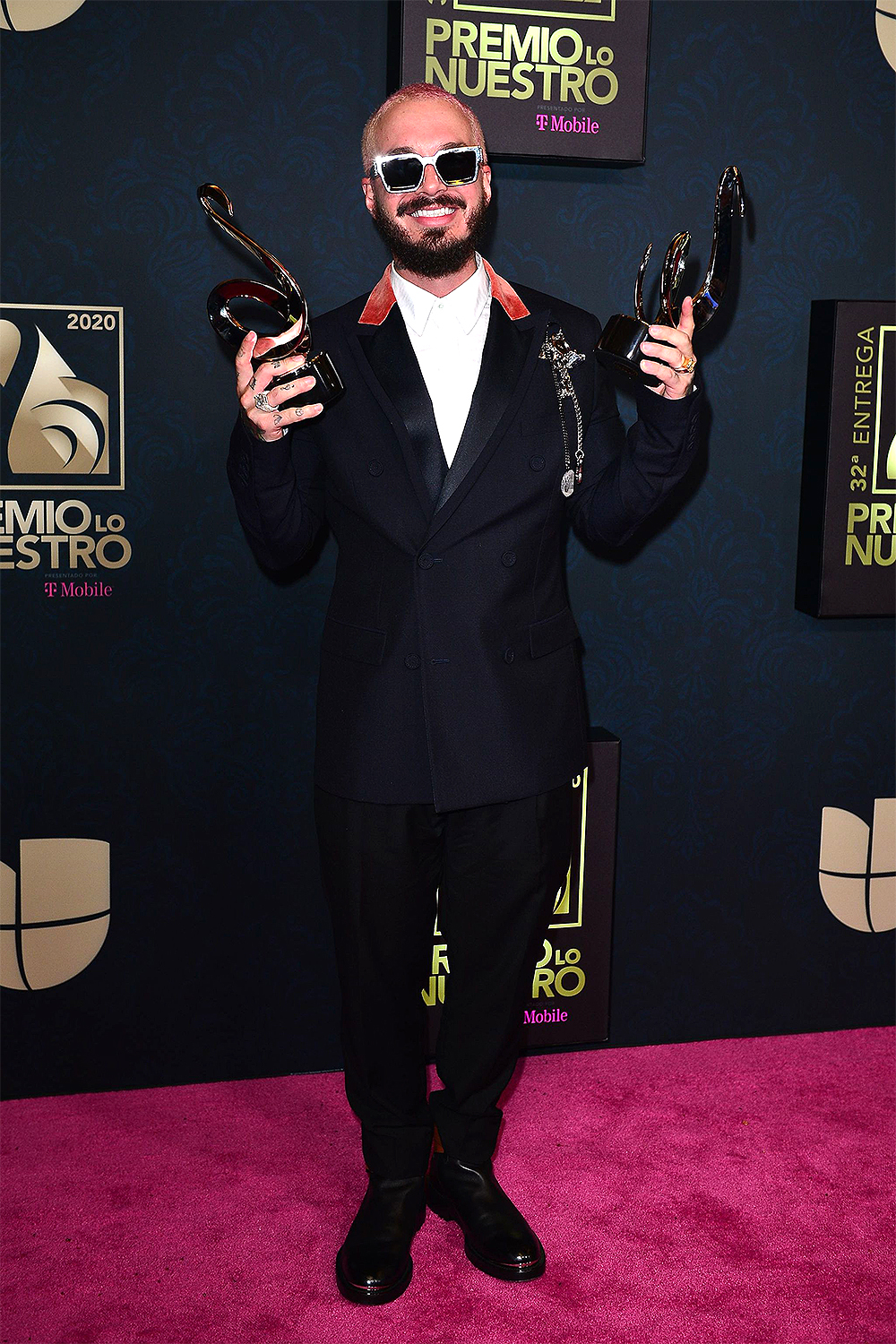 J Balvin
Premio Lo Nuestro Awards, Press Room, AmericanAirlines Arena, Miami, USA - 20 Feb 2020