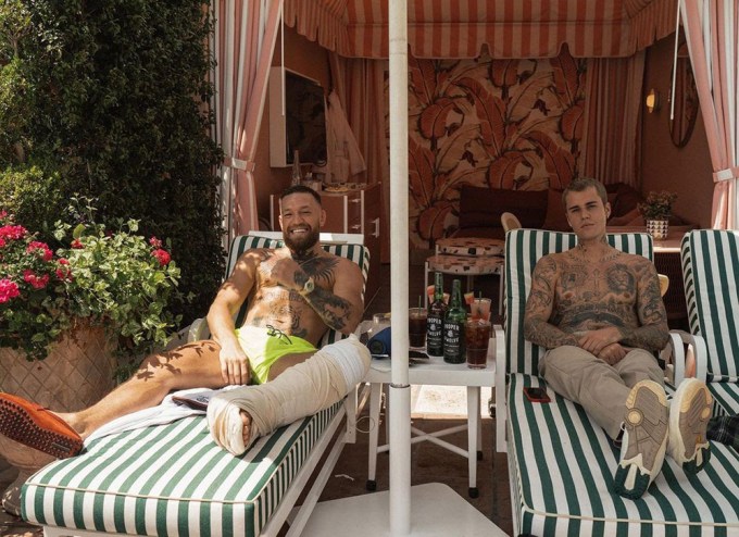 Conor McGregor and Justin Bieber