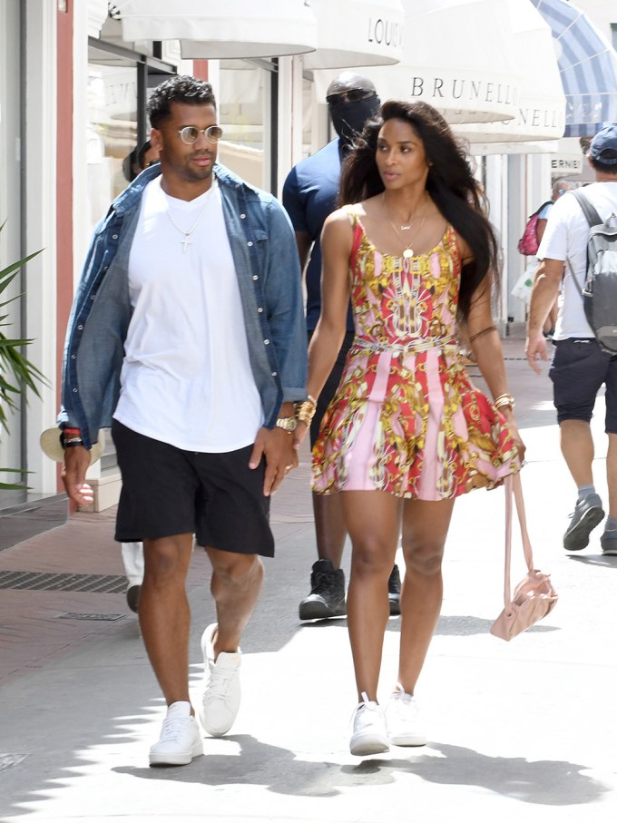 Ciara & Russell Wilson In Capri