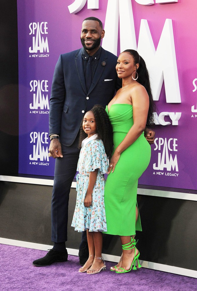 LeBron, Savannah & Zhuri James