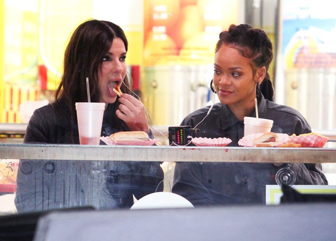 Sandra Bullock & Rihanna