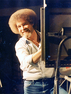 BOB ROSS: HAPPY ACCIDENTS, BETRAYAL & GREED, Bob Ross, 1990s, 2021. © Netflix /Courtesy Everett Collection