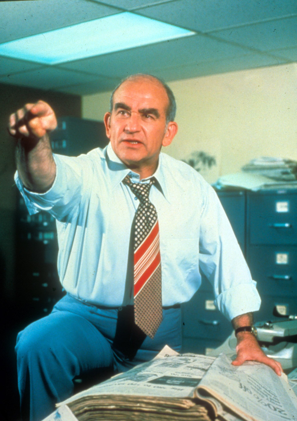 Editorial use only. No book cover usage.Mandatory Credit: Photo by Moviestore/Shutterstock (1590111a)Lou Grant ,  Ed AsnerFilm and Television