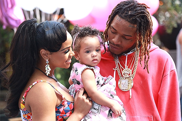 Fetty Wap with daughter Lauren Maxwell