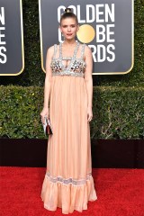 Kate Mara
76th Annual Golden Globe Awards, Arrivals, Los Angeles, USA - 06 Jan 2019
Wearing Miu Miu same outfit as catwalk model *9731670cv