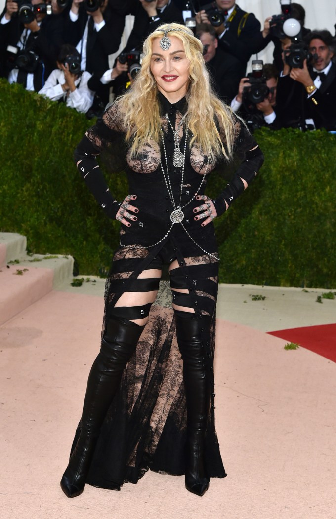 Madonna At The 2016 Met Gala