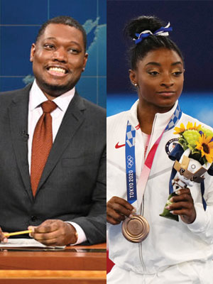 michael che and simone biles