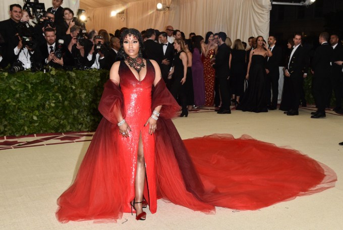 Nicki Minaj At The 2018 Met Gala