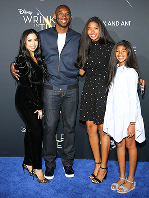 vanessa and kobe bryant with their daughters
