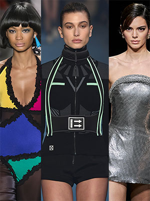 Chanel Iman, Hailey Baldwin, Kendall Jenner