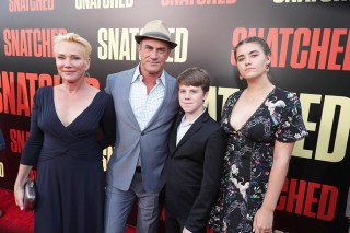 Sherman Williams, Christopher Meloni, Dante Amadeo Meloni, Sophia Eva Pietra Meloni
'Snatched' film premiere, Arrivals, Los Angeles, USA - 10 May 2017