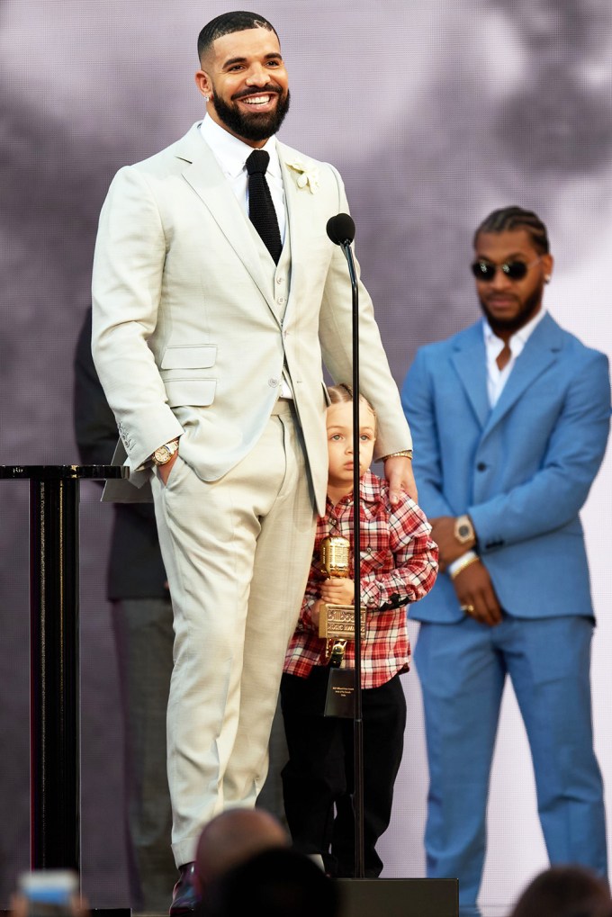 Drake & Adonis At The 2021 Billboard Music Awards