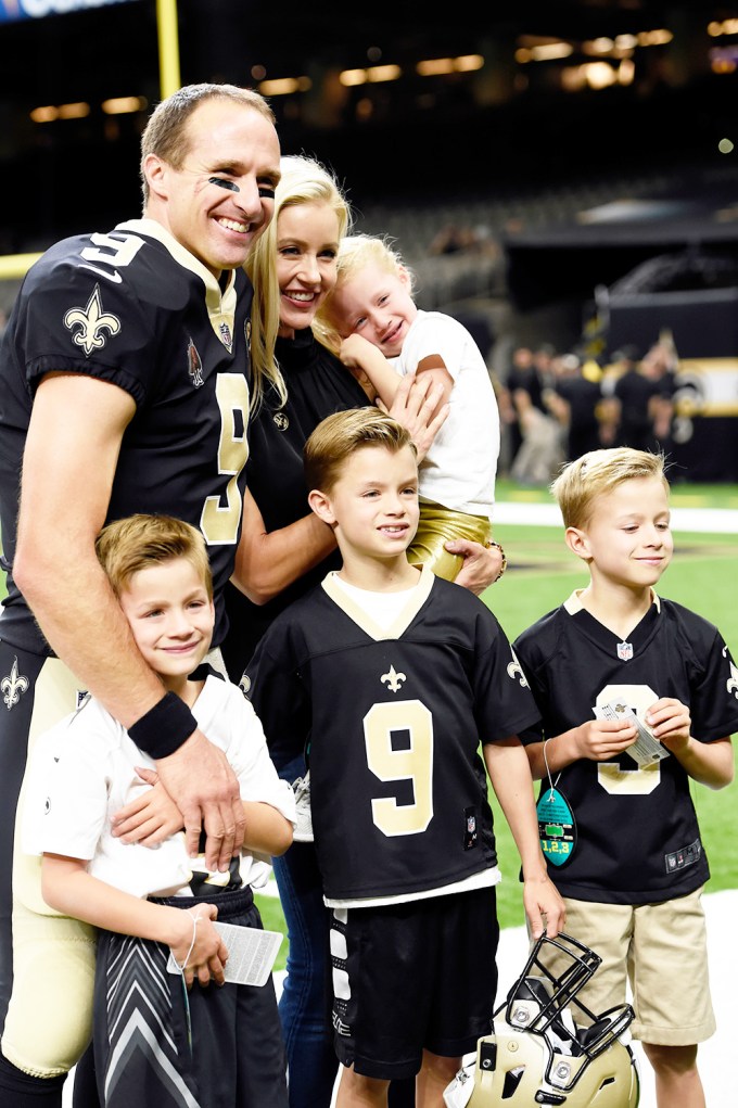 Drew Brees & Family