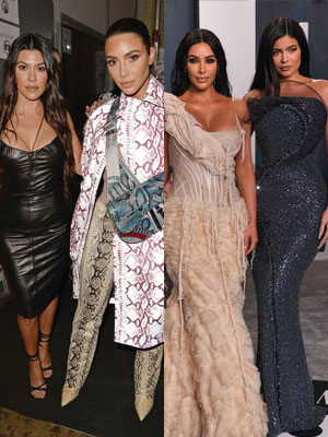 kim kardashian kourtney kardashian and kylie jenner