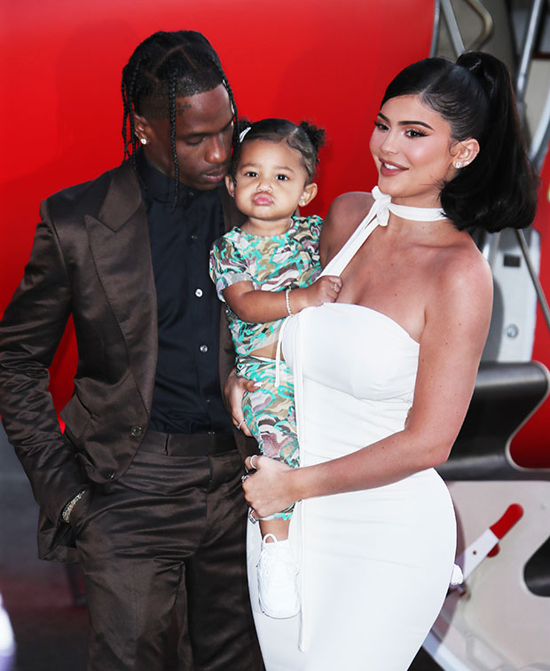 Kylie Jenner, Travis Scott & daughter Stormi Webster