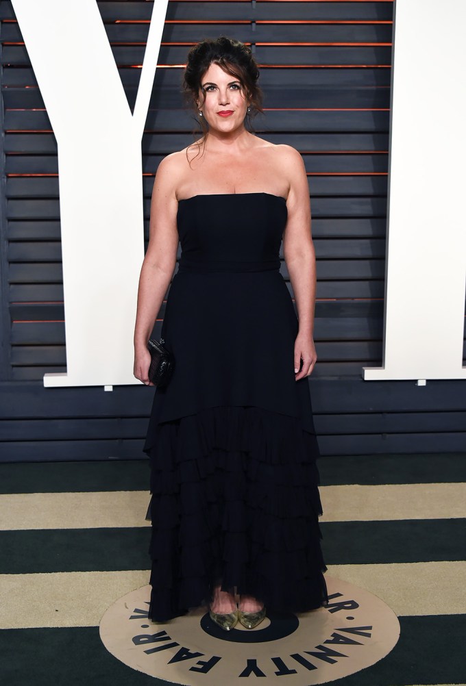 Monica Lewinsky At The 2016 Vanity Fair Oscar Party