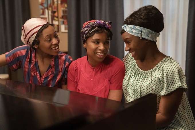 Hailey Kilgore & Saycon Sengbloh With Jennifer Hudson