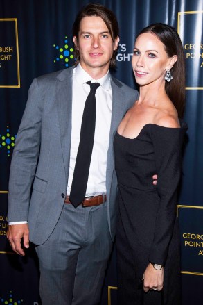 Craig Coyne, Barbara Pierce Bush. Craig Coyne and Barbara Pierce Bush attend the George H.W. Bush Points of Light Awards Gala at the Intrepid Sea, Air & Space Museum, in New York
The George H.W. Bush Points of Light Awards Gala, New York, USA - 26 Sep 2019