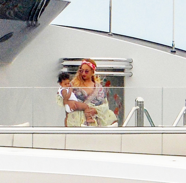 Beyonce & son Sir