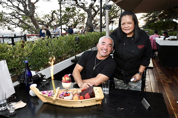 Caesar Milan at Yamashiro with Chef Vallerie Archer