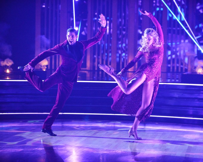 Amanda Kloots & Alan Bersten During Season 30 Finale