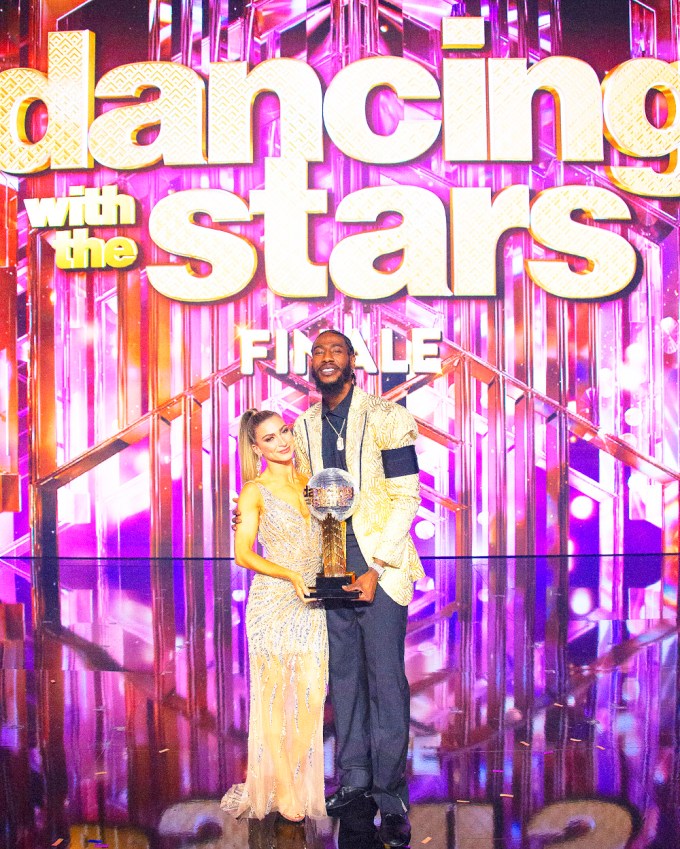 Iman Shumpert & Daniella Karagach With The Mirrorball