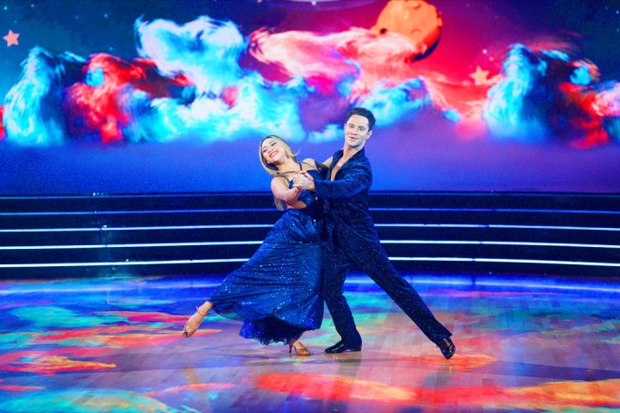 Suni Lee & Sasha Farber During Semi-Finals