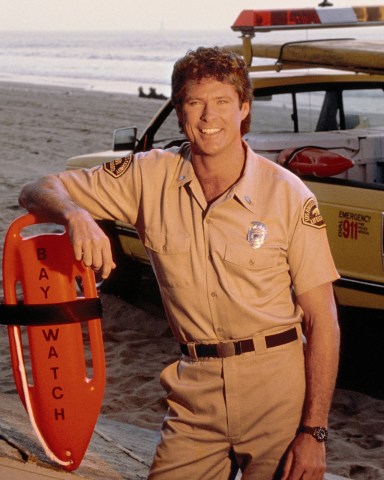 Editorial use only. No book publishing
Mandatory Credit: Photo by Fremantle Media/Shutterstock (700211c)
Baywatch - Season 1, 1989 - 1990, David Hasselhoff
'Baywatch' TV - Series - 1989 - 2001