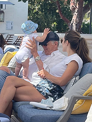 katharine mcphee, david foster, and son rennie