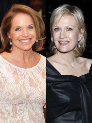 Katie Couric and Diane Sawyer