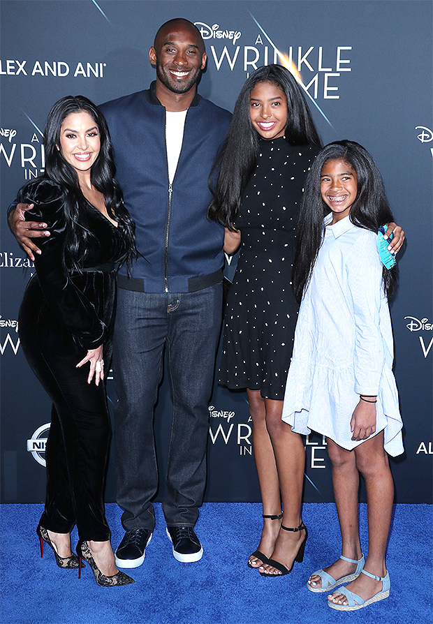 Kobe Bryant, Vanessa Bryant, Natalia Bryant, Gianna Bryant