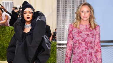 Rihanna Kathy Hilton Met Gala afterparty