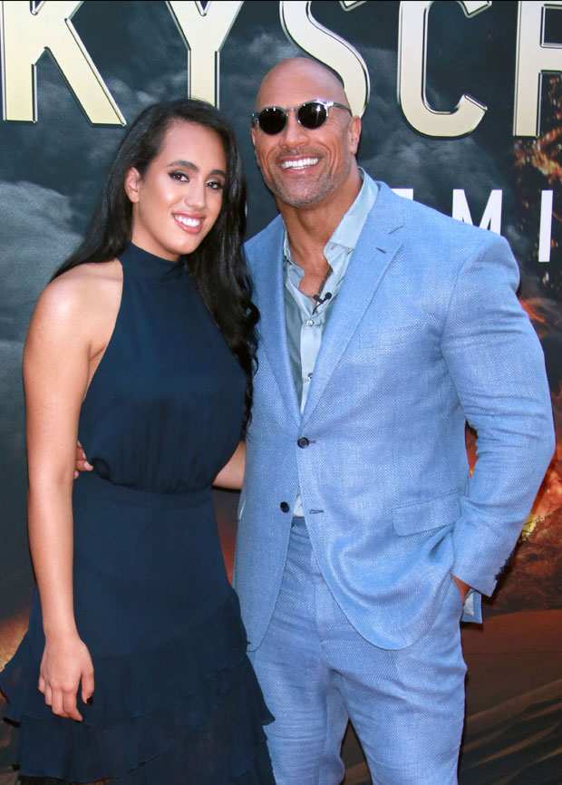 Dwayne Johnson & daughter Simone