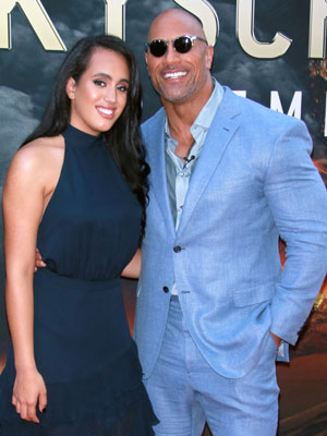 Dwayne Johnson & daughter Simone