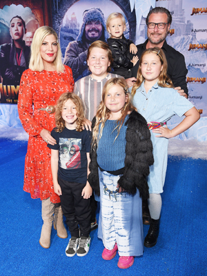 Tori Spelling & Family