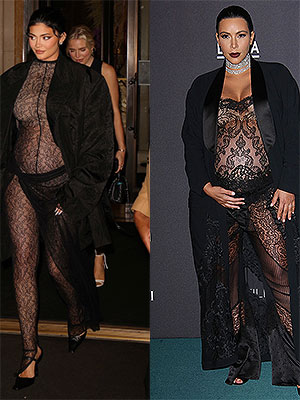 kylie jenner, kim kardashian