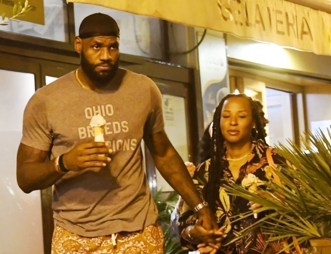 LeBron James & Savannah Brinson