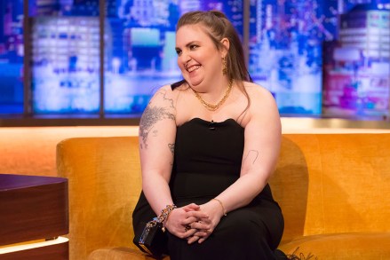 Mandatory Credit: Brian J Ritchie/Hotsauce Editorial Use Only. No Merchandising
Mandatory Credit: Photo by Brian J Ritchie/Hotsauce/Shutterstock (10492115an)
Lena Dunham
'The Jonathan Ross Show', TV show, Series 15, Episode 13, London, UK - 07 Dec 2019