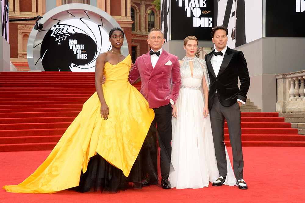 Lashana Lynch, Daniel Craig, LZa Seydoux and Cary Fukunaga
'No Time To Die' World Premiere, Royal Albert Hall, London, UK - 28 Sep 2021