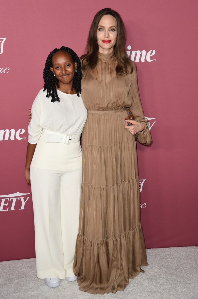 Angelina Jolie & Daughter Zahara