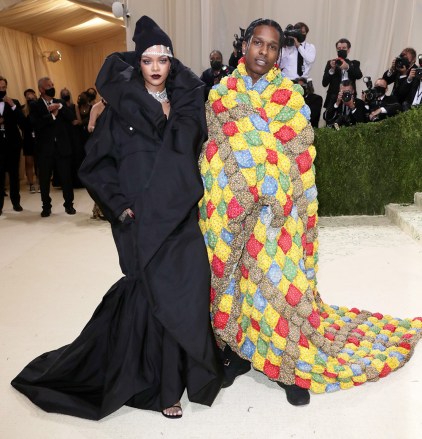 Rihanna and Asap Rocky
Costume Institute Benefit celebrating the opening of In America: A Lexicon of Fashion, Arrivals, The Metropolitan Museum of Art, New York, USA - 13 Sep 2021