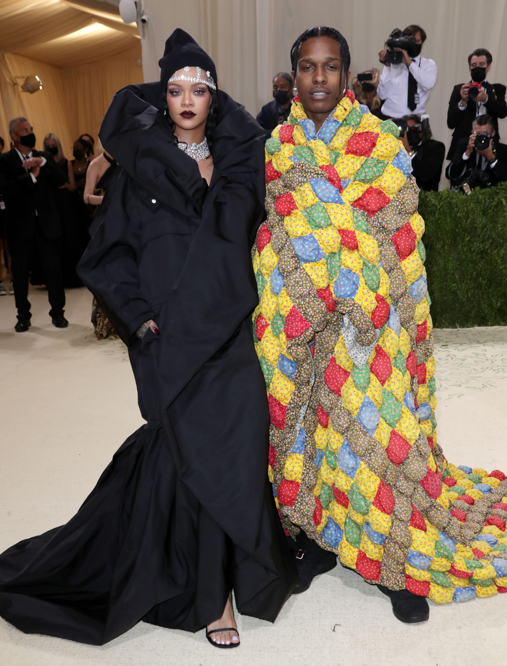 Rihanna and Asap RockyCostume Institute Benefit celebrating the opening of In America: A Lexicon of Fashion, Arrivals, The Metropolitan Museum of Art, New York, USA - 13 Sep 2021