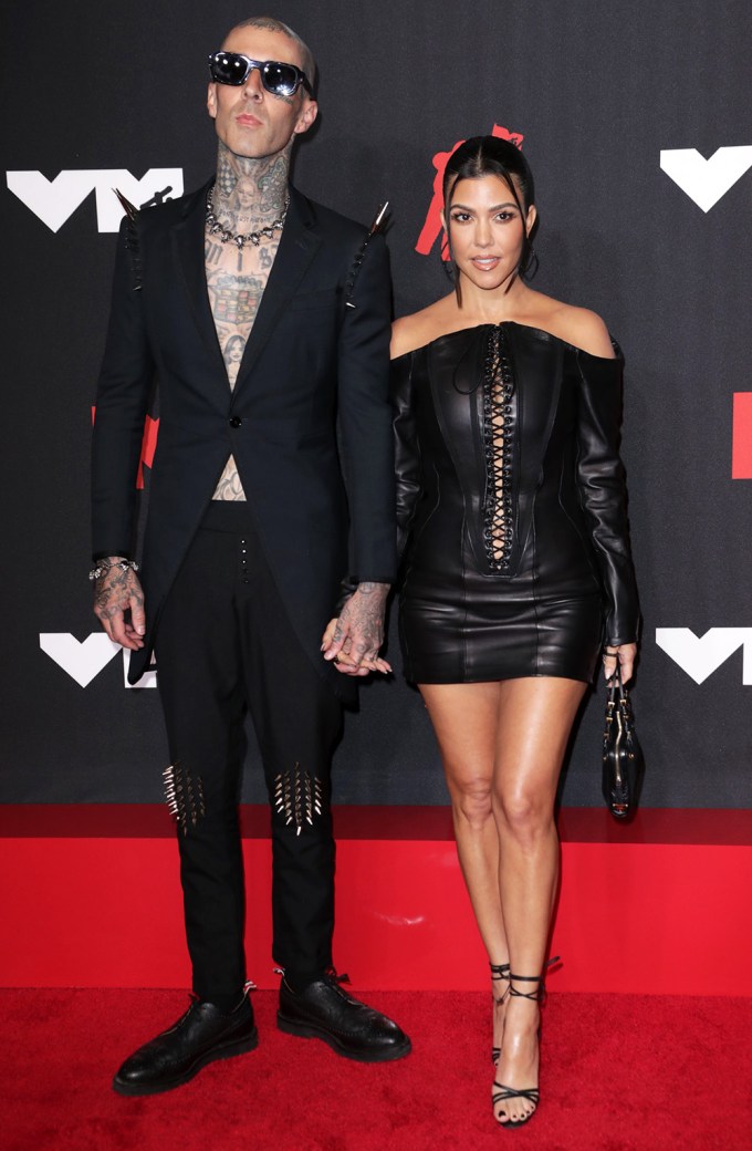 Travis Barker and Kourtney Kardashian