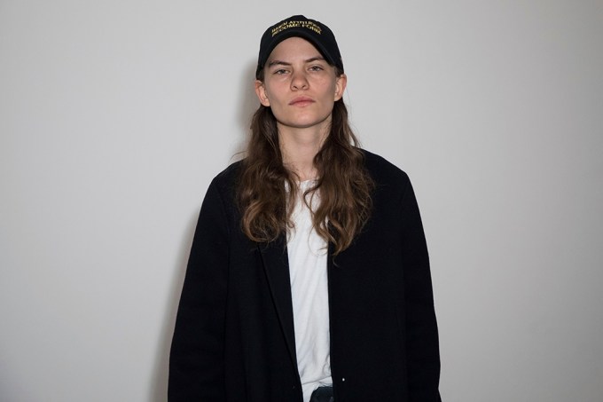 Eliot Sumner at Britain Fashion Week in 2018