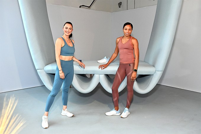 Olympian Allyson Felix Opens Saysh’s New Experiential Space in LA With a Workout Led by Megan Roup From The Sculpt Society