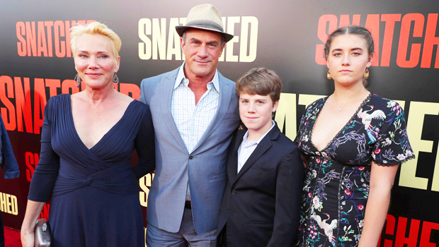 Christopher Meloni, Sherman Williams, Sophia Meloni, and Dante Meloni